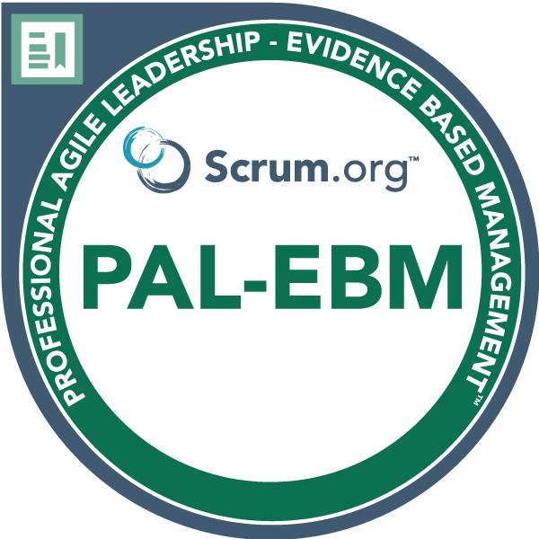 Professional Agile Leadership - Evidence-Based Management Certification (PAL-EBM)