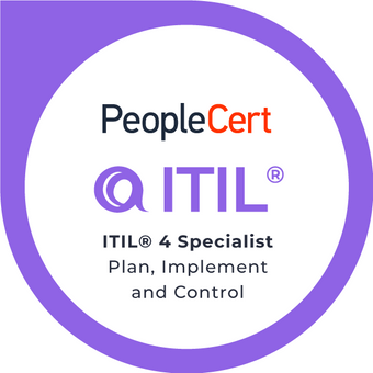 ITIL 4 Specialist Plan, Implement and Control